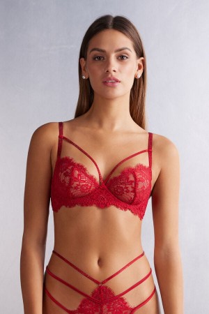 Intimissimi A Special Moment Balconette Bra Crvene | SN-ITMSM57399