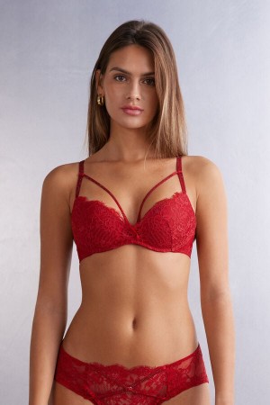 Intimissimi A Special Moment Gioia Push-up Bra Crvene | SN-ITMSM57395