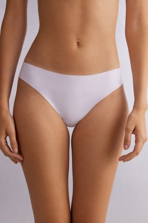 Intimissimi Brazilian Panties In Seamless Ultra Light Microfiber Bijele | SN-ITMSM57410