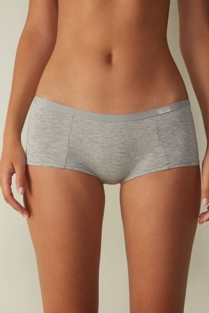 Intimissimi Cotton Boyshorts Sive | SN-ITMSM57653