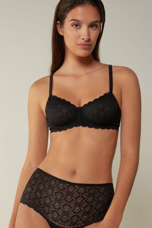 Intimissimi Daniela Balconette Bra In Lace Crne | SN-ITMSM56449