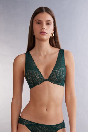 Intimissimi Elena Balconette Bra In Lace Zelene | SN-ITMSM56588