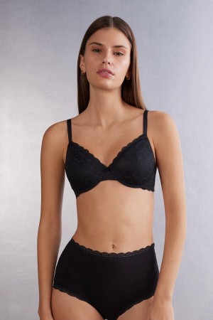 Intimissimi Francesca Balconette Bra In Lace Crne | SN-ITMSM56571