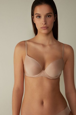 Intimissimi Irina Microfiber Balconette Bra Bež | SN-ITMSM57162