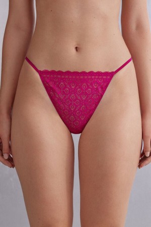 Intimissimi Lace String Thong Roze | SN-ITMSM57742