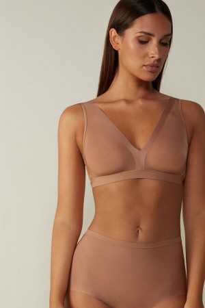 Intimissimi Lara Invisible Touch Triangle Bra Bež | SN-ITMSM56618