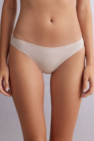 Intimissimi Low Rise Cotton Panties Bež | SN-ITMSM57601