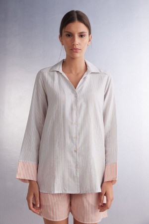 Intimissimi Neverending Summer Cotton Shirt | SN-ITMSM58254