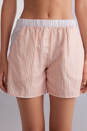 Intimissimi Neverending Summer Cotton Shorts Narančaste | SN-ITMSM58378