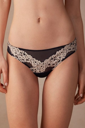 Intimissimi Pretty Flowers Brazilian Plave | SN-ITMSM57420