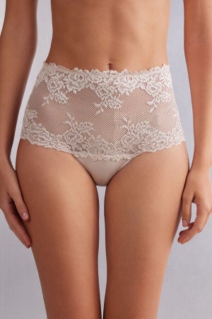 Intimissimi Pretty Flowers Hipster Brazilian Bež | SN-ITMSM57702