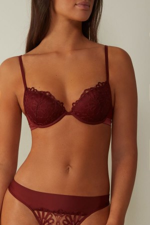 Intimissimi Romantic Life Bellissima Push-up Bra Crvene | SN-ITMSM56748