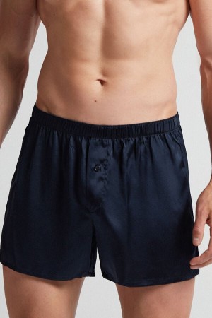 Intimissimi Silk Boxers Plave | SN-ITMSM58481