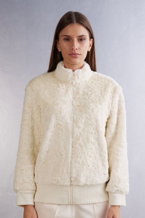 Intimissimi Snowing Around Fleece Bomber Bež | SN-ITMSM58439