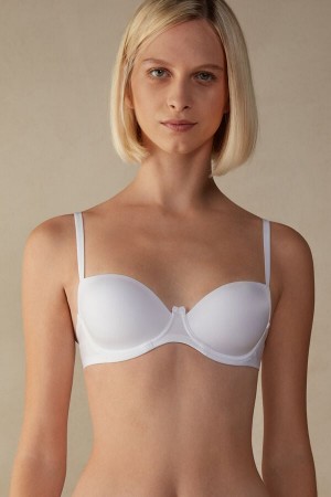 Intimissimi Sofia Balconette Bra In Ultralight Microfiber Bijele | SN-ITMSM57222