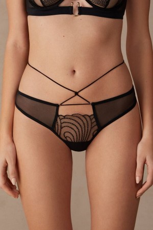 Intimissimi Steal The Show Thong Crne | SN-ITMSM57729