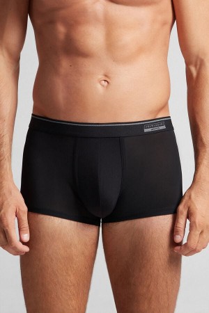 Intimissimi Super Fresh Micro-mesh Boxers Crne | SN-ITMSM58476