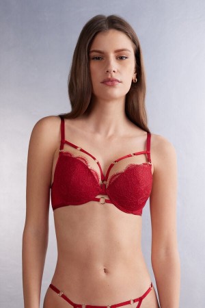 Intimissimi The Game Of Seduction Simona Push-up Bra Crvene | SN-ITMSM56805