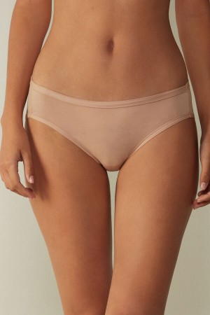 Intimissimi Ultralight Supima® Cotton Briefs Bež | SN-ITMSM57538