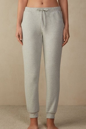 Intimissimi Warm Cuddles Full Length Cuffed Pants Sive | SN-ITMSM58223