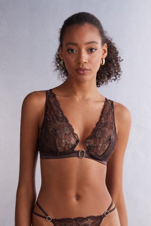 Intimissimi Winter Shades Balconette Bra Smeđe | SN-ITMSM56580