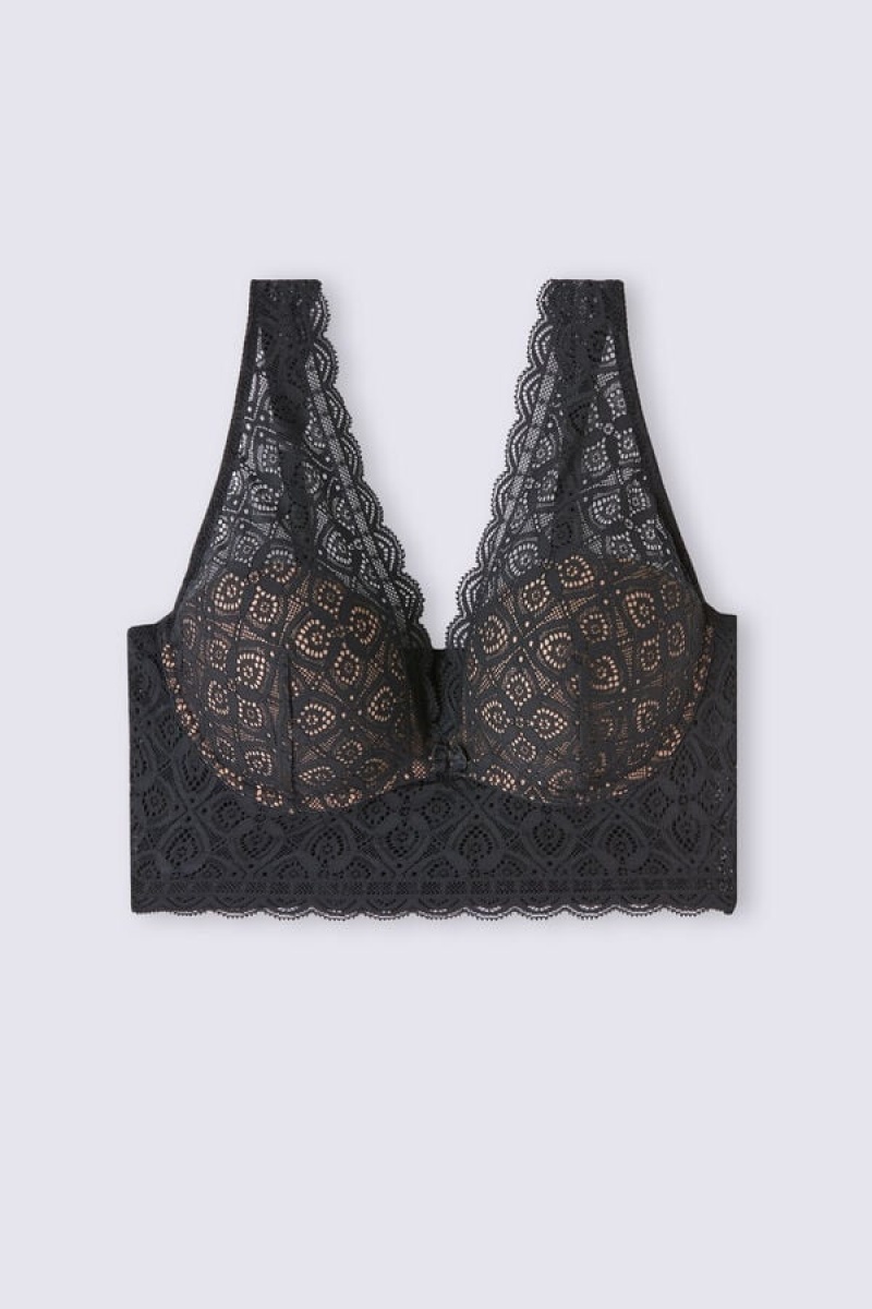 Intimissimi Asia Balconette Bra Crne | SN-ITMSM56550