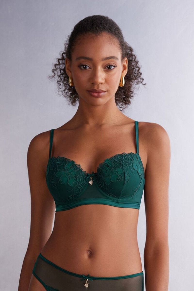 Intimissimi Be Your Own Muse Sofia Balconette Bra Zelene | SN-ITMSM56591