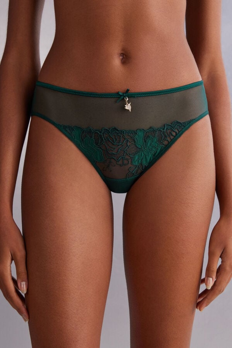 Intimissimi Be Your Own Muse Sofia Panties Zelene | SN-ITMSM57643