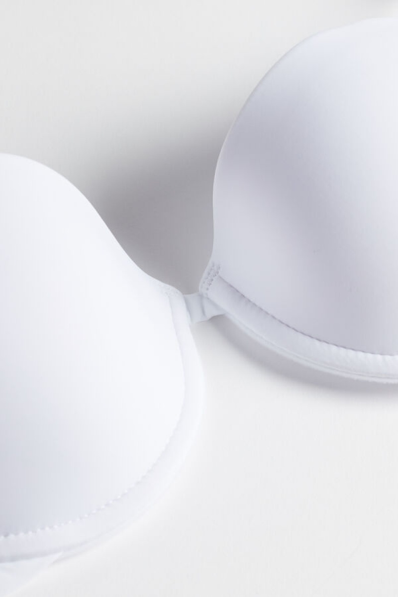 Intimissimi Bellissima Push-up Bra In Microfiber Bijele | SN-ITMSM57151