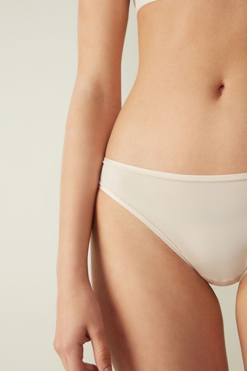 Intimissimi Brazilian Panties In Ultralight Microfiber Bež | SN-ITMSM57436