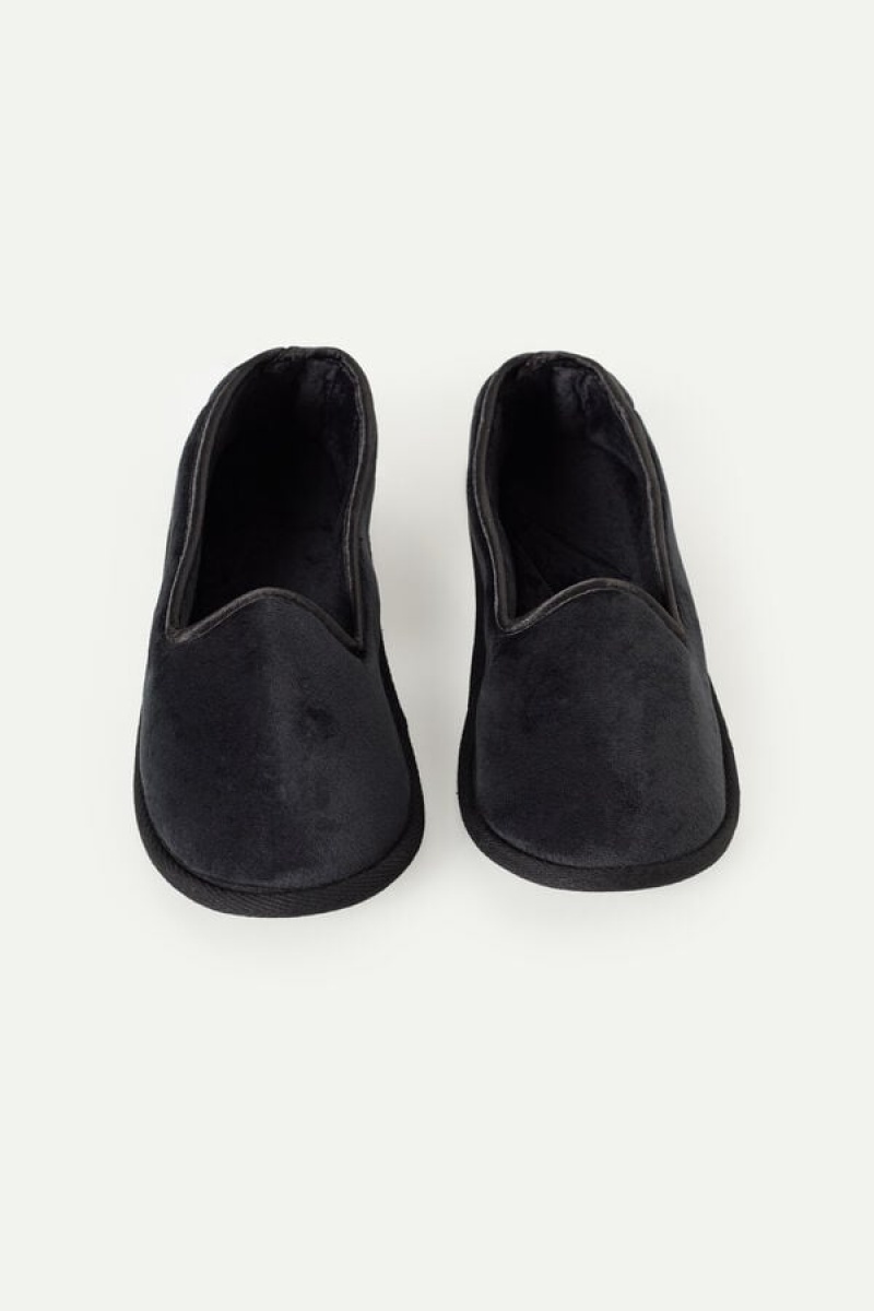 Intimissimi Closed Friulane Slippers Crne | SN-ITMSM58445