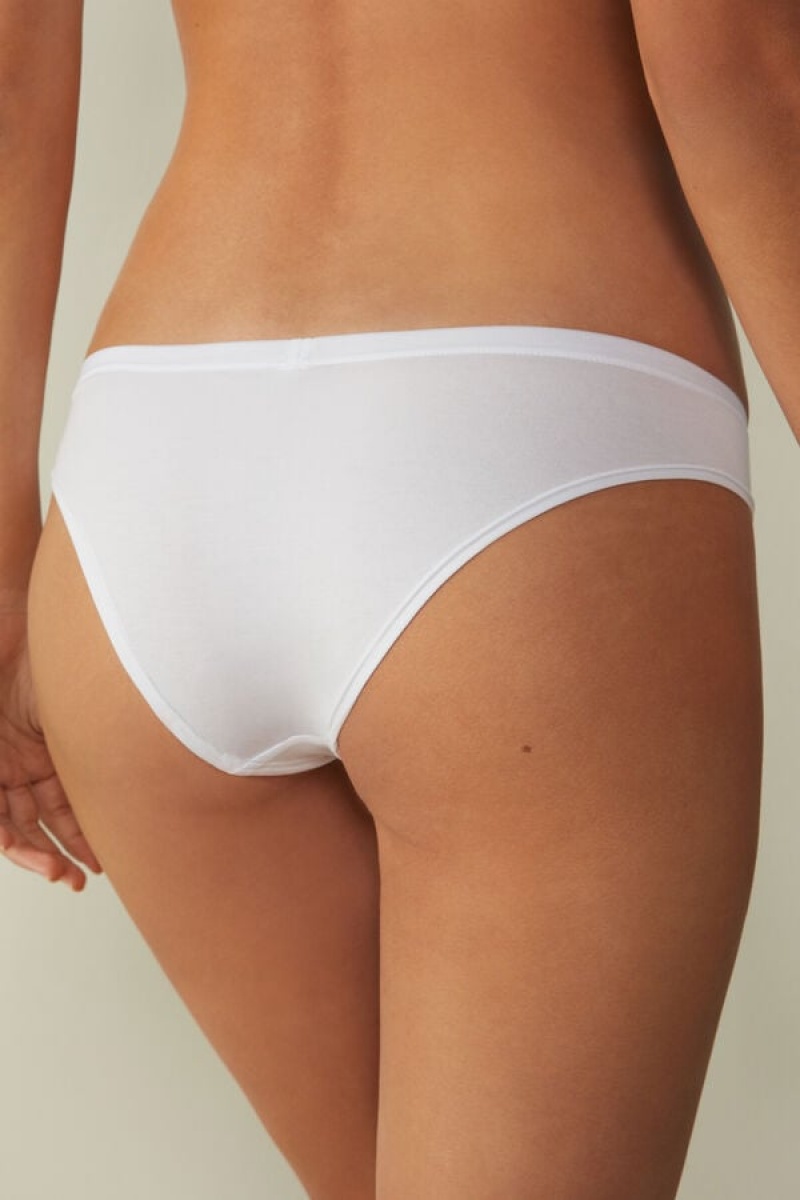 Intimissimi Cotton Panties Bijele | SN-ITMSM57519