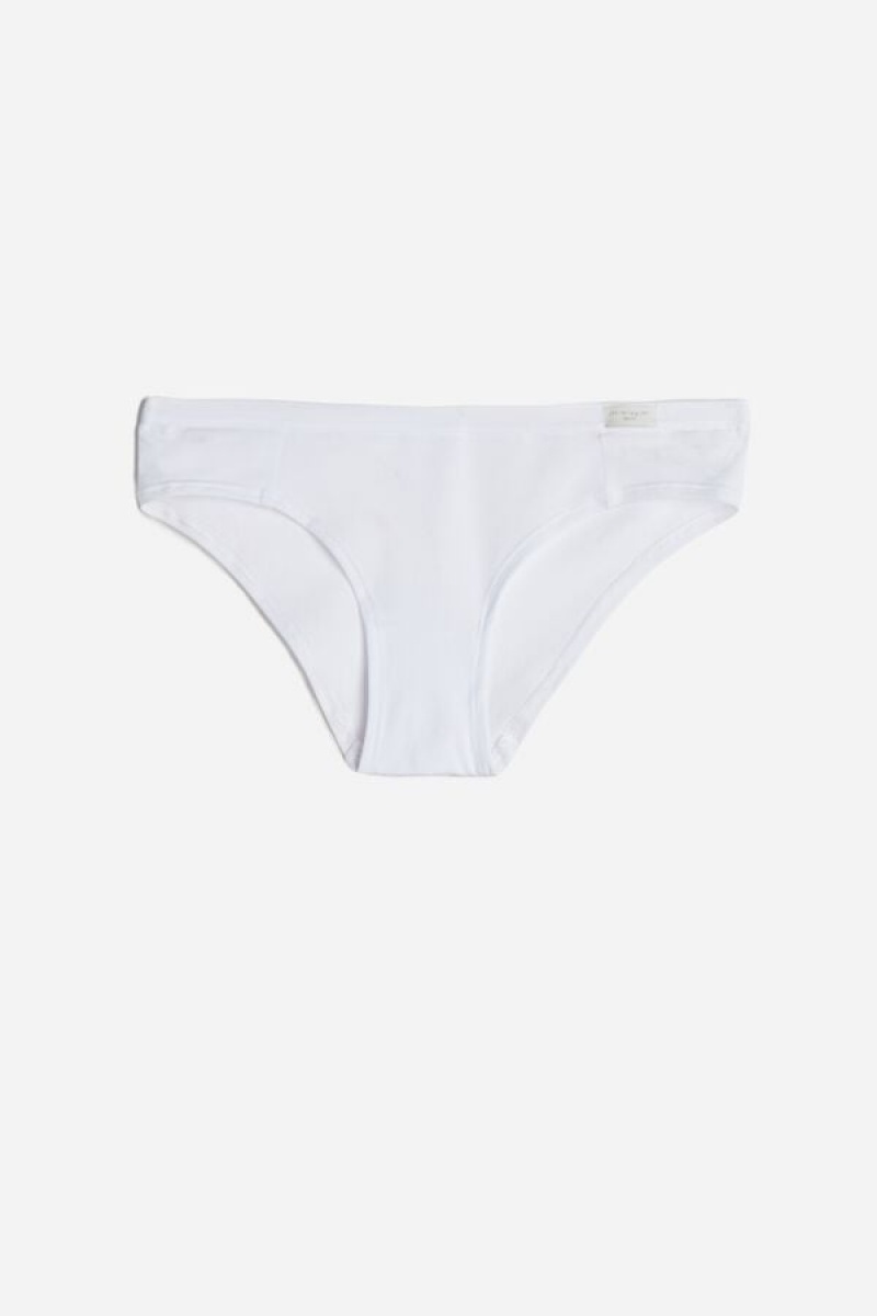 Intimissimi Cotton Panties Bijele | SN-ITMSM57519