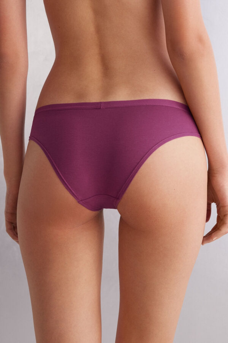 Intimissimi Cotton Panties Ljubičaste | SN-ITMSM57608