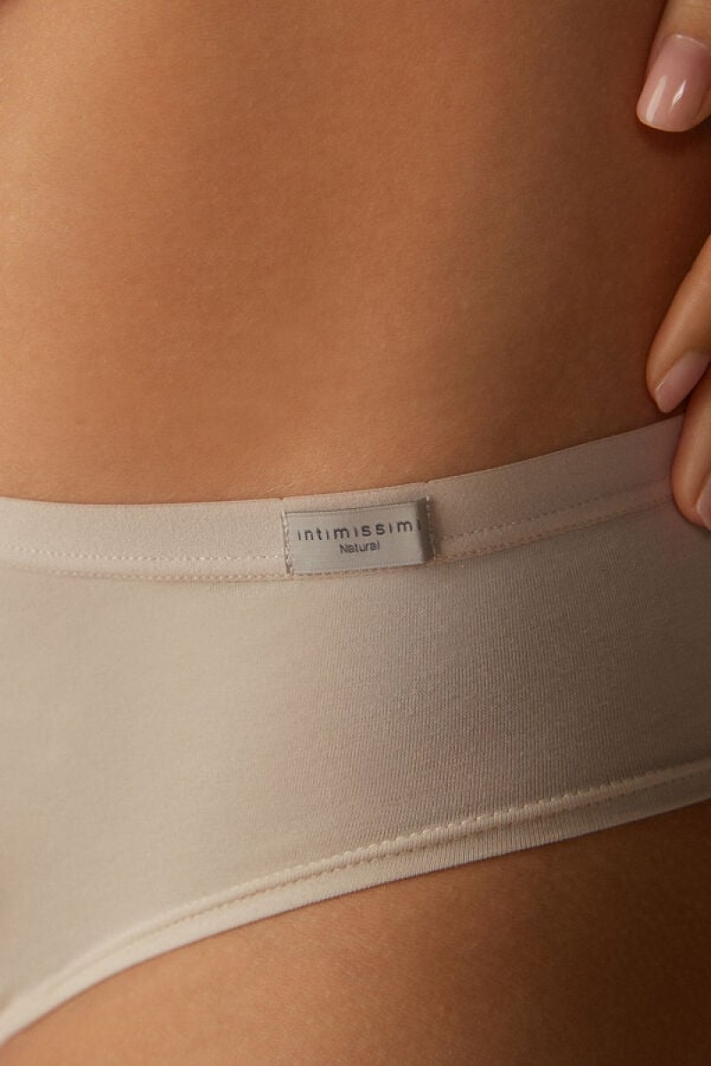 Intimissimi Cozy Panties In Cotton Bež | SN-ITMSM57578