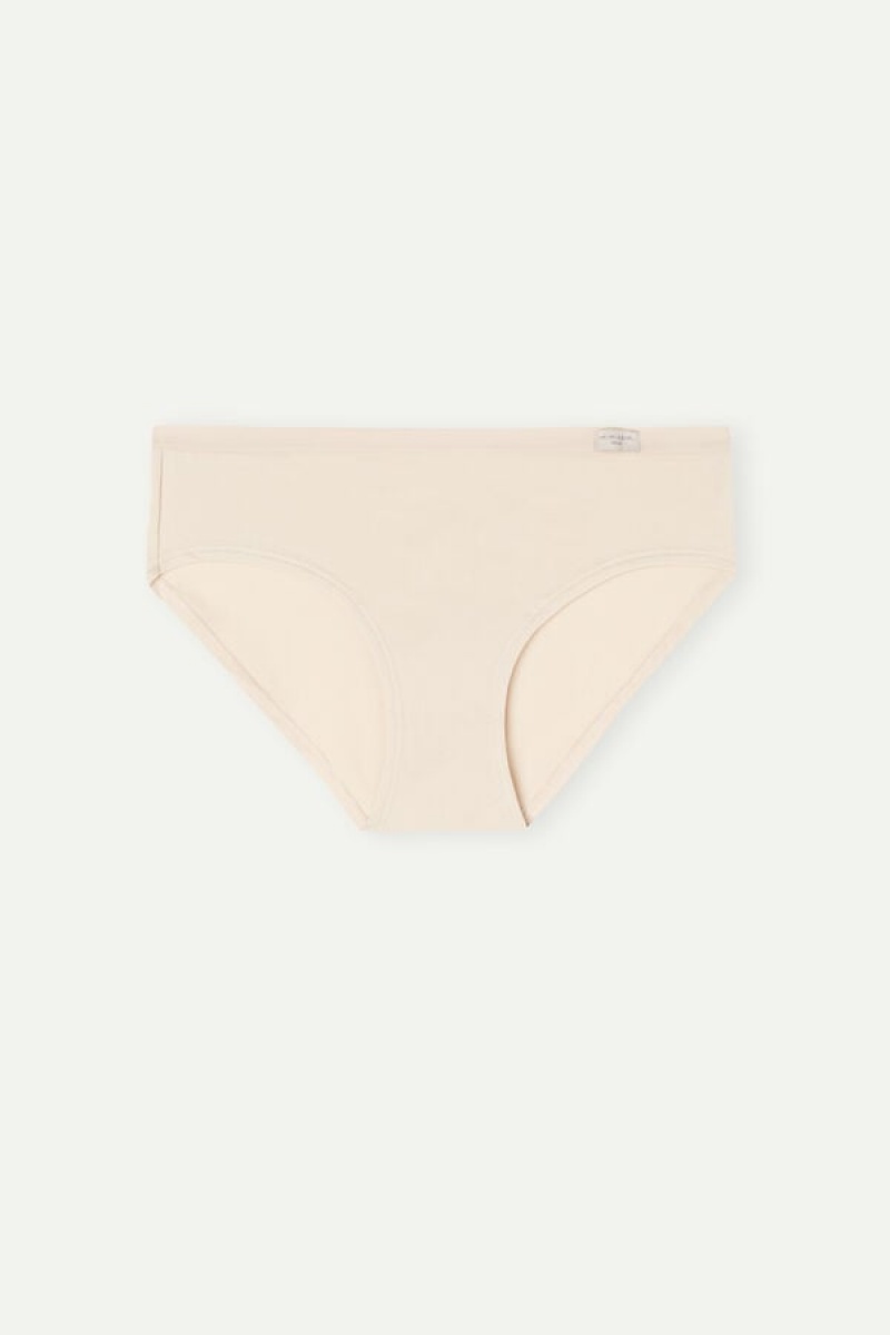 Intimissimi Cozy Panties In Cotton Bež | SN-ITMSM57578