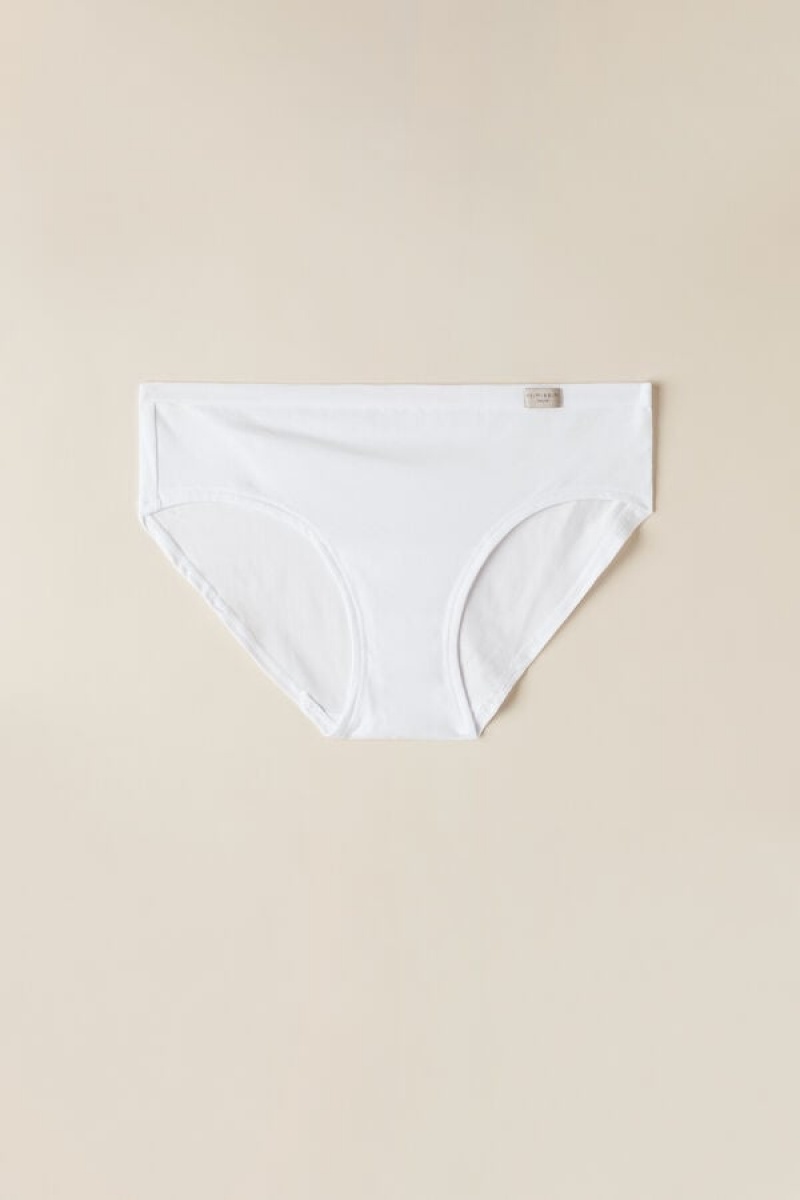 Intimissimi Cozy Panties In Cotton Bijele | SN-ITMSM57573