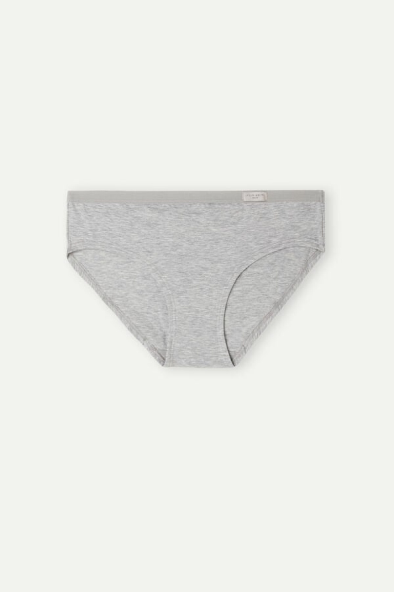 Intimissimi Cozy Panties In Cotton Sive | SN-ITMSM57574