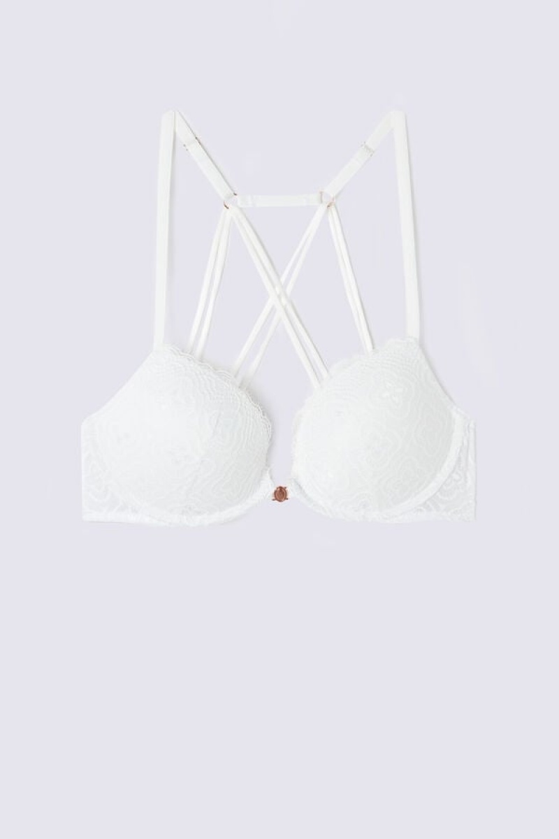 Intimissimi Delicious Silvia Push-up Bra Bijele | SN-ITMSM56784