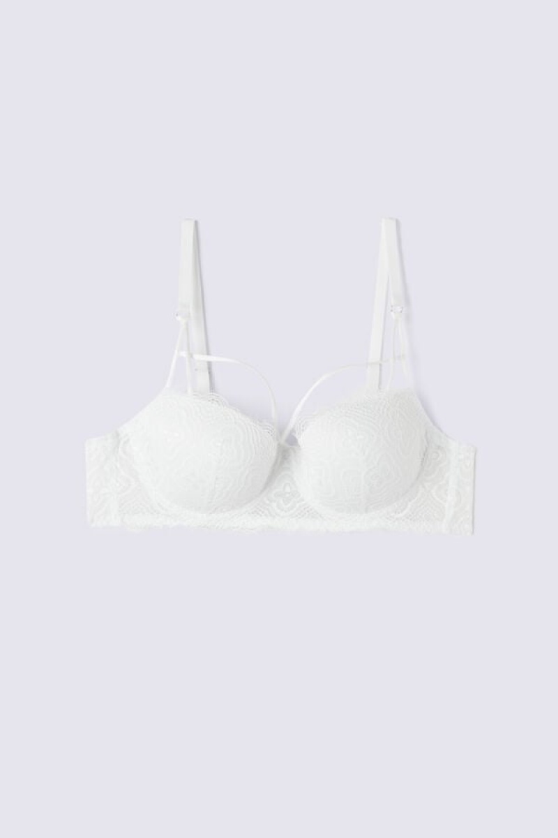 Intimissimi Delicious Sofia Balconette Bra Bijele | SN-ITMSM56540