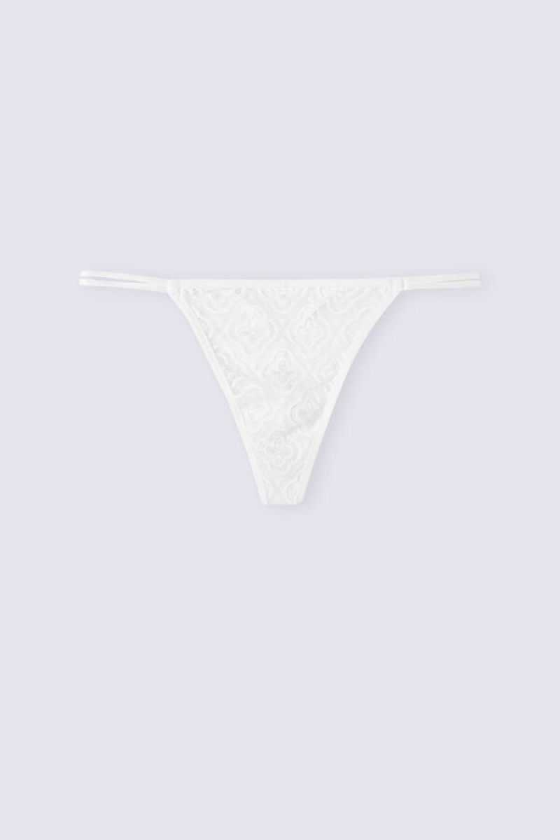 Intimissimi Delicious String Thong Bijele | SN-ITMSM57743