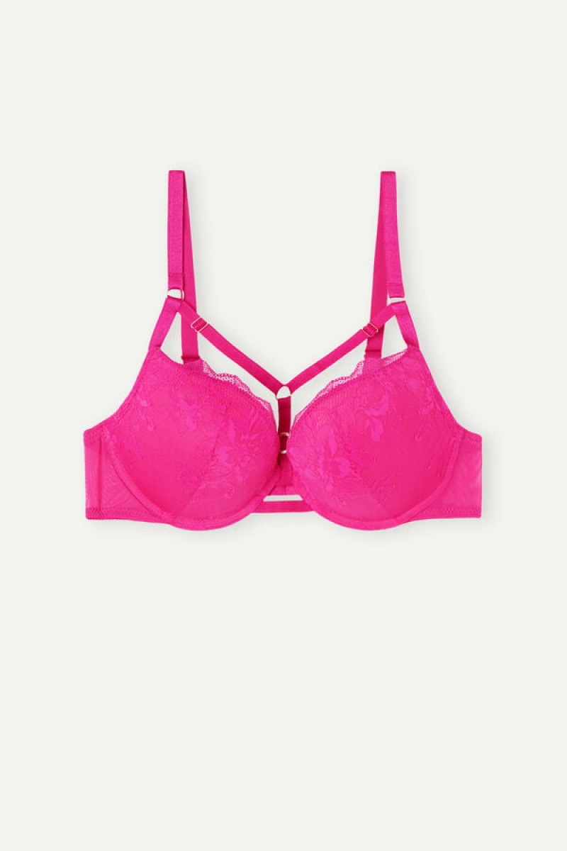 Intimissimi Fearless Femininity Elettra Super Push-up Bra Roze | SN-ITMSM56760