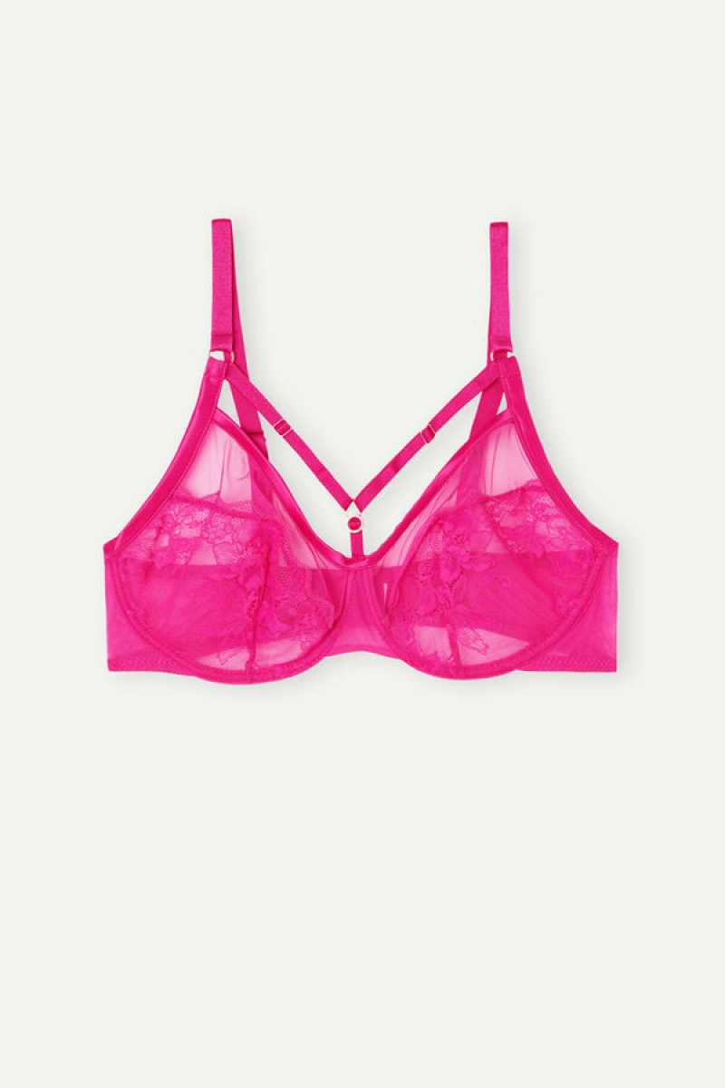 Intimissimi Fearless Femininity Sveva Balconette Bra Roze | SN-ITMSM57263