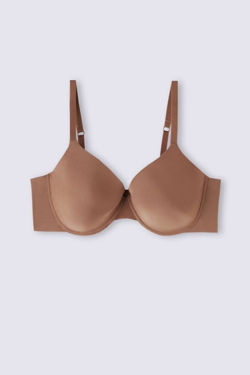 Intimissimi Francesca Ultralight Microfiber Balconette Bra Bež | SN-ITMSM56441