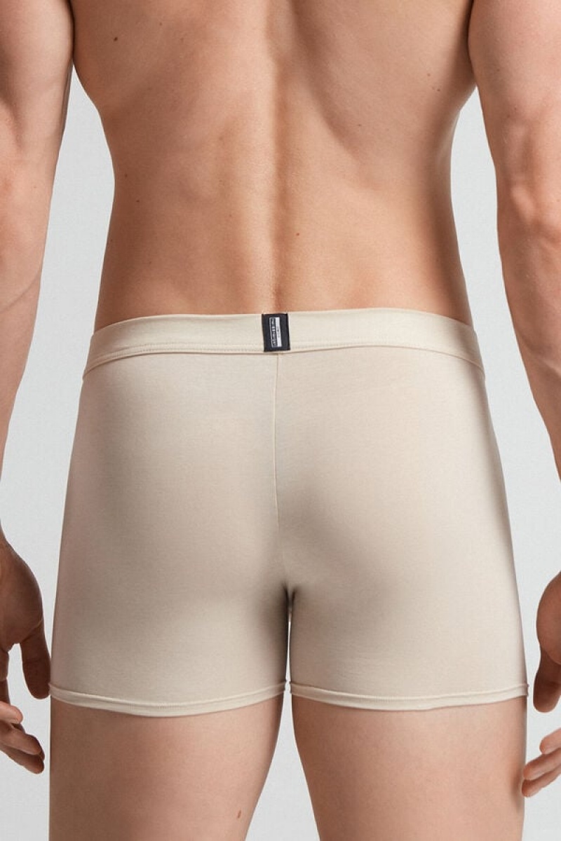 Intimissimi Fresh Supima® Cotton Boxers Bež | SN-ITMSM58470