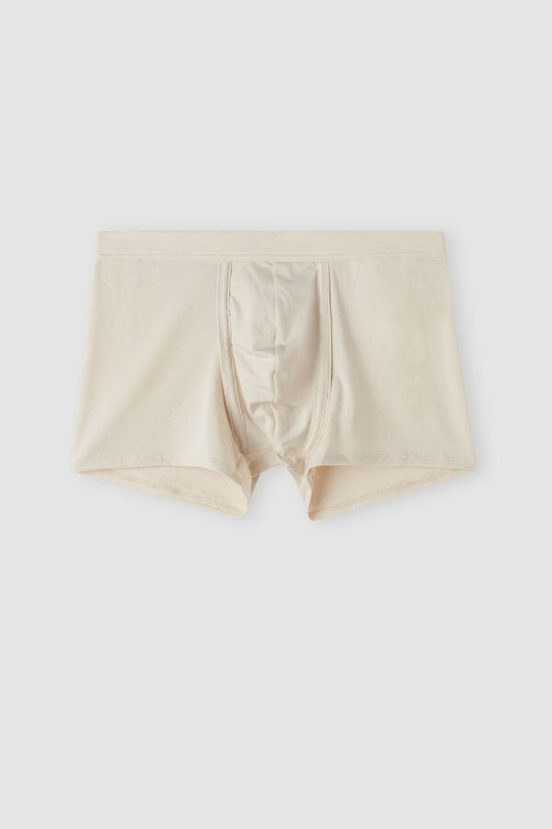 Intimissimi Fresh Supima® Cotton Boxers Bež | SN-ITMSM58470