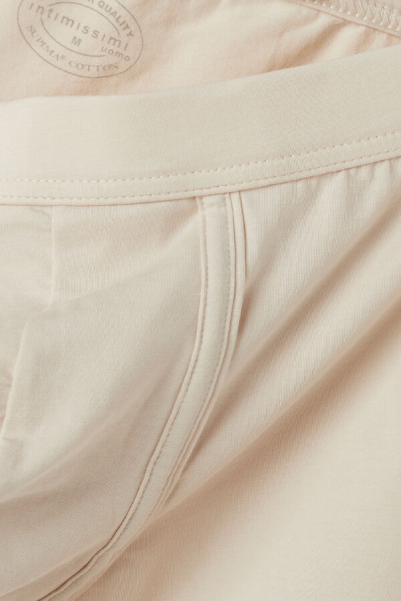 Intimissimi Fresh Supima® Cotton Boxers Bež | SN-ITMSM58470