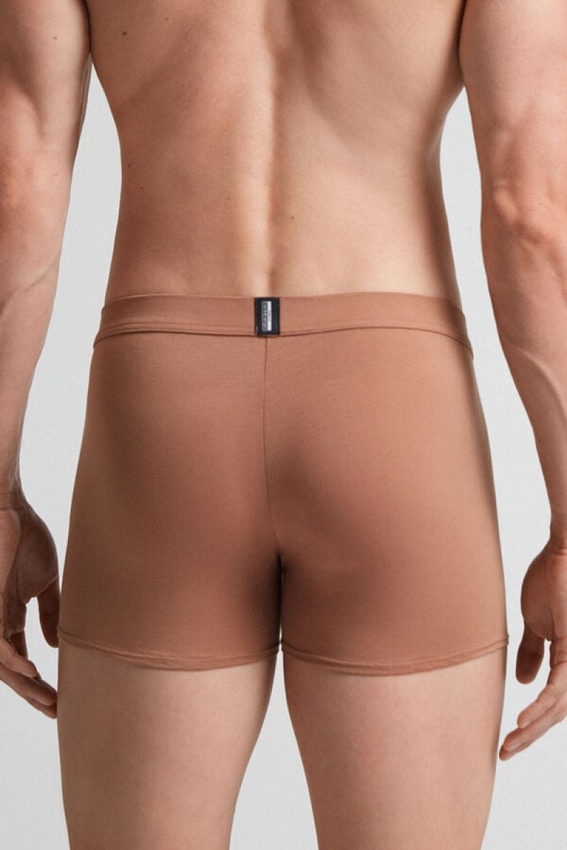 Intimissimi Fresh Supima® Cotton Boxers Bež | SN-ITMSM58471