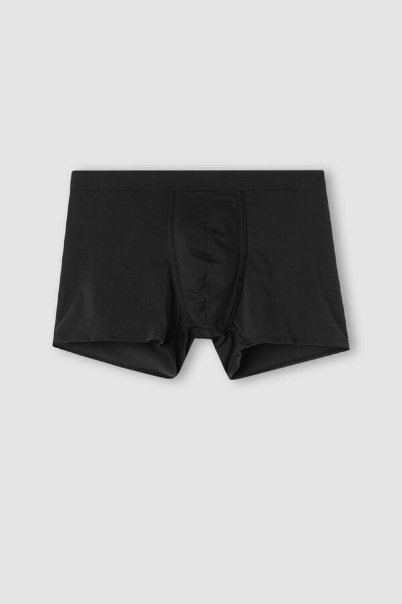 Intimissimi Fresh Supima® Cotton Boxers Crne | SN-ITMSM58500