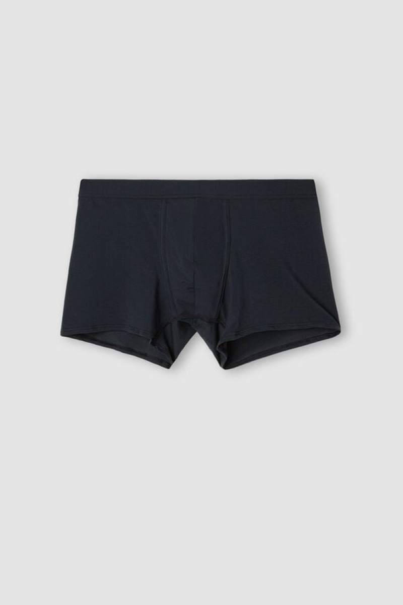 Intimissimi Fresh Supima® Cotton Boxers Plave | SN-ITMSM58503